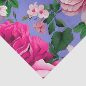 Big Retro Rosa Blume Seidenpapier (Detail)