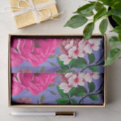 Big Retro Rosa Blume Seidenpapier (Geschenk)
