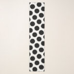 Big Retro White und Black Polka Dot Schal<br><div class="desc">Groß schwarz auf weißem Polka Punktmuster. Ein hübscher Retro-Schal für sie. Dieses Bild ist eine nahtlose Kachel,  also funktioniert es auf allen Schals und transferiert auf die meisten anderen Geschenkartikel hier auf dem Markt.</div>