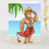 BIG (Rettungsschwimmer) Grußkarte - SRF Karte (Gelbe Blume)