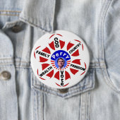 Big Rick-Perry für den Präsidenten Button (Beispiel)