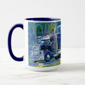 Big Rig Cargo Truck Drinks Tasse (Links)