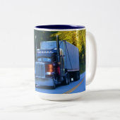 Big Rig Cargo Truck Kaffeepause Tasse (VorderseiteRechts)