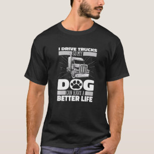 Big Rig Dog Trucking  Fernfahrer T-Shirt