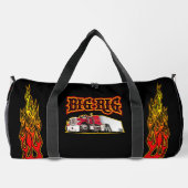 "Big Rig" für Cartoon-Frachtwagen Duffle Bag (Rückseite)