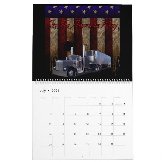 Big Rig-Kalender Kalender (Jul 2026)