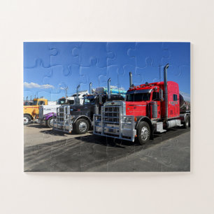 Big Rig LKW bei USA LKW Stopp Puzzle