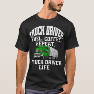 Big Rig LKW Fahrer Männer Vintager LKW für Männer  T-Shirt