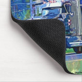 Big Rig Lkw-Fahrer Schwerfahrzeug Mousepad (Ecke)