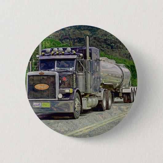 BIG RIG LKW & LKW für LKW-Liebhaber Button (Vorderseite)