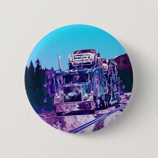 BIG RIG LKW & LKW für LKW-Liebhaber Button (Vorderseite)