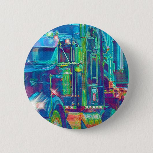 BIG RIG LKW & LKW für LKW-Liebhaber Button (Vorderseite)