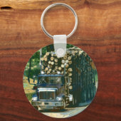 BIG RIG LOGGING TRUCK LKW Art Schlüsselanhänger (Vorderseite)