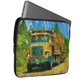 Big Rig, Schwertransporter, LKW Laptopschutzhülle (Vorne Rechts)
