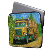 Big Rig, Schwertransporter, LKW Laptopschutzhülle (Vorderseite Links)