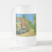 Big Rig, Schwertransporter, LKW Mattglas Bierglas (Vorderseite Links)