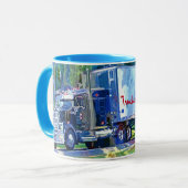 Big Rig, Schwertransporter, LKW Tasse (Vorderseite Links)