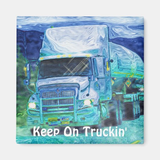 Big Rig Truck Drivers Magnet (Vorne)