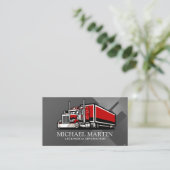 Big Rig Truck | Licensed Operator  Visitenkarte (Stehend Vorderseite)