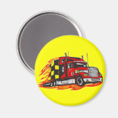 Big Rig Truck Magnet (Vorderseite/Rückseite)