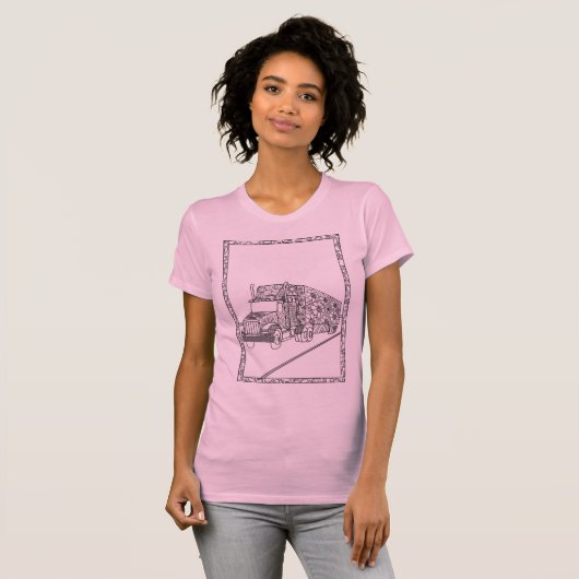 Big Rig Truck T - Shirt (Vorne ganz)