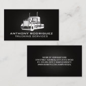 Big Rig Trucking | Verkehrsdienstleistungen Visitenkarte (Vorne/Hinten)