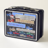 Big Rig Trucks Metal Lunchbox (Rückseite)