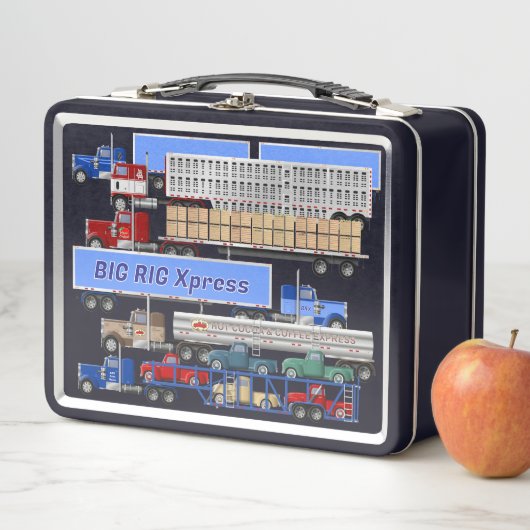 Big Rig Trucks Metal Lunchbox (Beispiel)