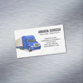 Big Rig | Verkehr Magnetische Visitenkarte (Beispiel)