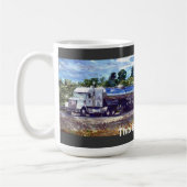 Big Rig White Cargo Truck für Lkw-Fahrer & Kinder Kaffeetasse (Links)