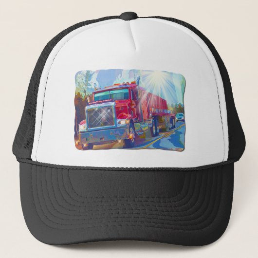 BIG RIGS TRUCK DRIVERS GEAR TRUCKER HATTE TRUCKERKAPPE (Vorderseite)
