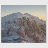 BIG-ROCK-FORMATIONEN MIT SCHNEE GESCHENKPAPIER (Flach)