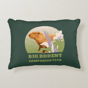 Big Rodent Companion Club Capybara Dekokissen
