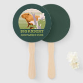 Big Rodent Companion Club Capybara Fächer (Vorne und Hinten)