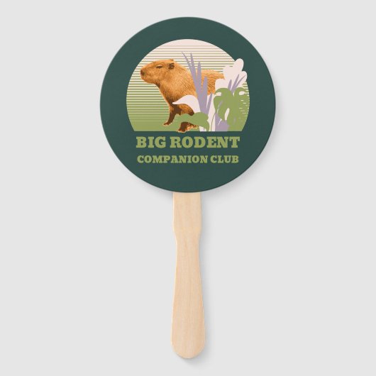 Big Rodent Companion Club Capybara Fächer (Vorderseite)