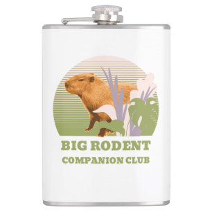 Big Rodent Companion Club Capybara Flachmann