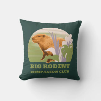 Big Rodent Companion Club Capybara Kissen