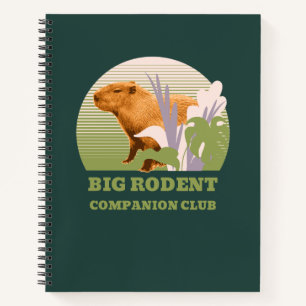 Big Rodent Companion Club Capybara Notizblock