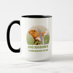 Big Rodent Companion Club Capybara Tasse