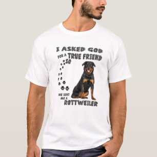 Big Rottweiler Sprichwort Mama, Rottie Vater Kost T-Shirt
