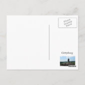 Big Round Top in Gettysburg Postkarte (Rückseite)