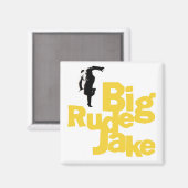 Big Rude Jake Logo Magnet (Vorderseite/Rückseite)