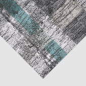 Big Rustic Kariert Birch Bark Print Seidenpapier (Ausschnitt)