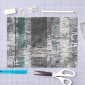 Big Rustic Kariert Birch Bark Print Seidenpapier (Handwerk)