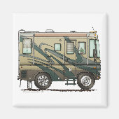 Big RV Camper Magnete Magnet (Vorne)