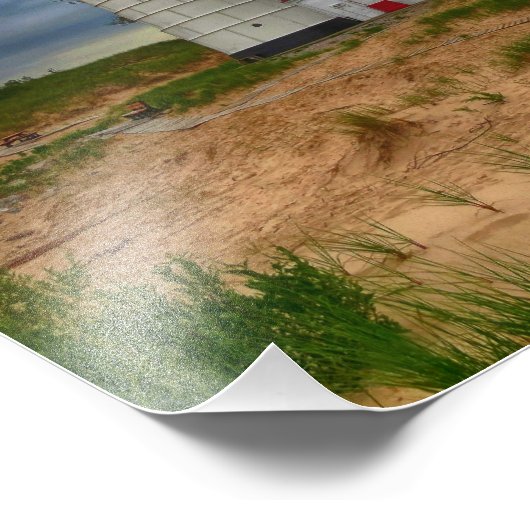 Big Sable Lighthouse Fotodruck (Ecke)