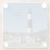 Big Sable Lighthouse Glashütte Untersetzer (Rückseite)
