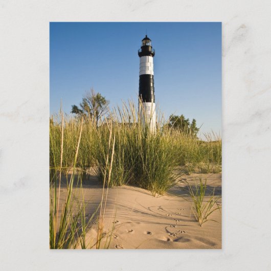 Big Sable Lighthouse Postcardcopy Postkarte (Vorderseite)