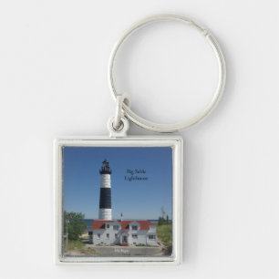 Big Sable Lighthouse Prenium Schlüsselkette Schlüsselanhänger