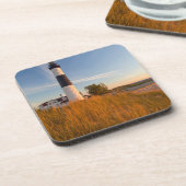 Big Sable Point Leuchtturm am Lake Michigan 3 Getränkeuntersetzer (Linke Seite)
